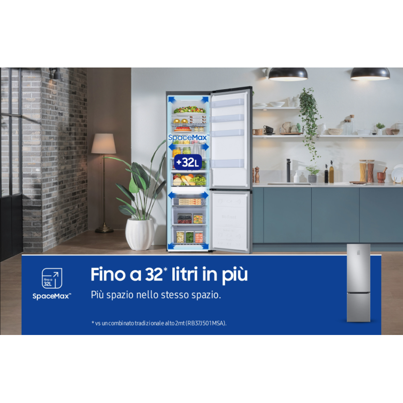SAMSUNG RB38C676CS9 FRIGORIFERO COMBINATO...
