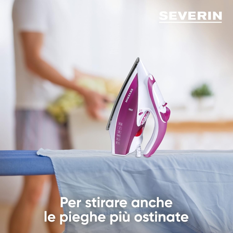 SEVERIN BA3243 FERRO DA STIRO A VAPORE E A...