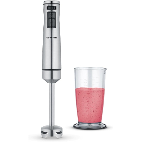 SEVERIN SM3773 FRULLATORE AD IMMERSIONE 1000W CON LAMA IN ACCIAIO COLORE INOX