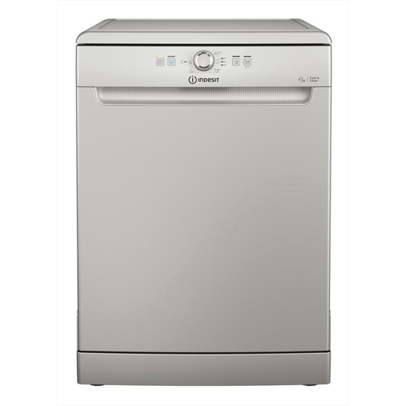 INDESIT D2F HK26 S LAVASTOVIGLIE LIBERA INSTALLAZIONE 14 COPERTI CLASSE E COLORE SILVER - D2FHK26S