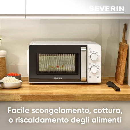 SEVERIN MW7885 FORNO A MICROONDE 17LT 700W BIANCO