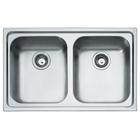 FRANKE RADAR RRX620 LAVELLO 2 VASCHE 86x50CM COLORE INOX...