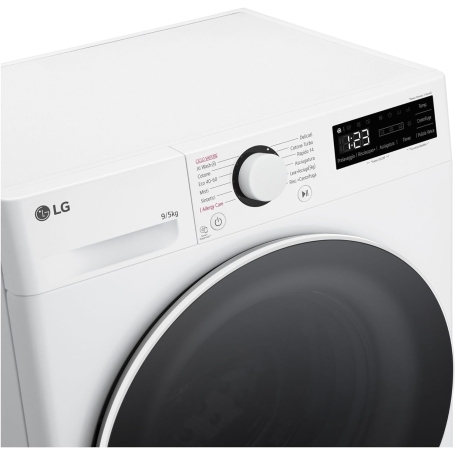 LG D2R5S09TSWW LAVASCIUGA SLIM 48CM 9/5KG 1200 GIRI AI DD TURBOWASH 360 VAPORE CLASSE A/E