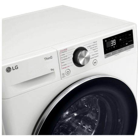 LG F2R7S09TSWC LAVATRICE SLIM 48CM AI-DD 9KG 1200 GIRI VAPORE INVERTER CLASSE A