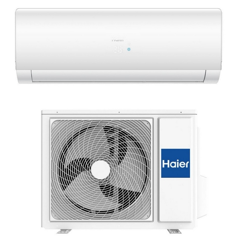 HAIER H1U09FAAIN + H1U09FAAOUT KIT CLIMATIZZATORE MONOSPLIT 9000 BTU INVERTER WIFI CLASSE A++/A++ - H1U09FAA