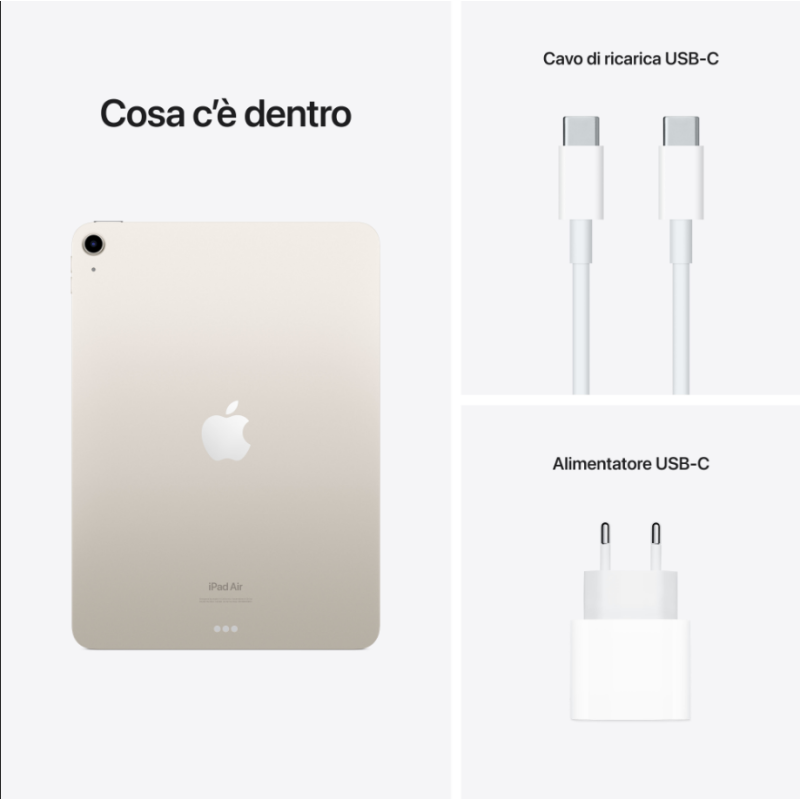 APPLE IPAD AIR 10.9 WI-FI 64GB COLORE GALASSIA...