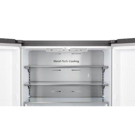 HISENSE RQ758N4SWSE FRIGORIFERO 4 PORTE DESIGN FLAT DOOR 606LT TOTAL NO FROST CLASSE E INOX