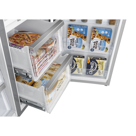 HISENSE RQ758N4SWSE FRIGORIFERO 4 PORTE DESIGN FLAT DOOR 606LT TOTAL NO FROST CLASSE E INOX