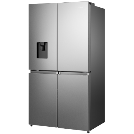 HISENSE RQ758N4SWSE FRIGORIFERO 4 PORTE DESIGN FLAT DOOR 606LT TOTAL NO FROST CLASSE E INOX