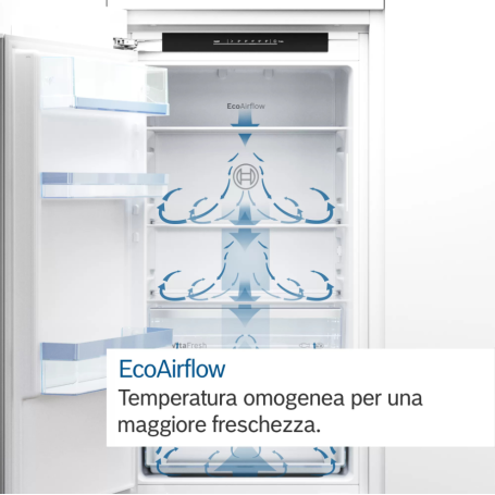 BOSCH KIN865SE0 FRIGORIFERO COMBINATO DA INCASSO NO FROST 260 LT CLASSE E