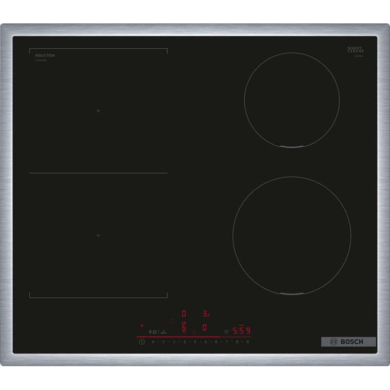 BOSCH PVS645HB1E PIANO COTTURA A INDUZIONE 60CM 4 ZONE COTTURA COLORE NERO - PROMO