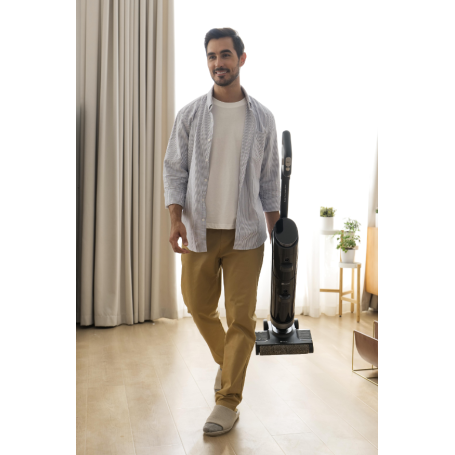 EZVIZ RH1 SCOPA ELETTRICA ASPIRA E LAVA RICARICABILE CON SERBATOIO SEPARATO COLORE NERO