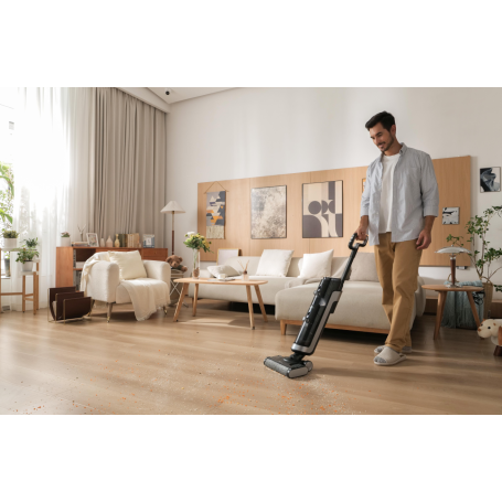 EZVIZ RH1 SCOPA ELETTRICA ASPIRA E LAVA RICARICABILE CON SERBATOIO SEPARATO COLORE NERO