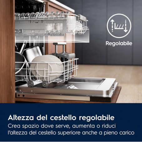 ELECTROLUX KESB7300L LAVASTOVIGLIE DA INCASSO A SCOMPARSA TOTALE 13 COPERTI TECNOLOGIA AIRDRY CLASSE D