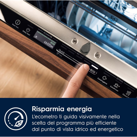 ELECTROLUX KESB7300L LAVASTOVIGLIE DA INCASSO A SCOMPARSA TOTALE 13 COPERTI TECNOLOGIA AIRDRY CLASSE D