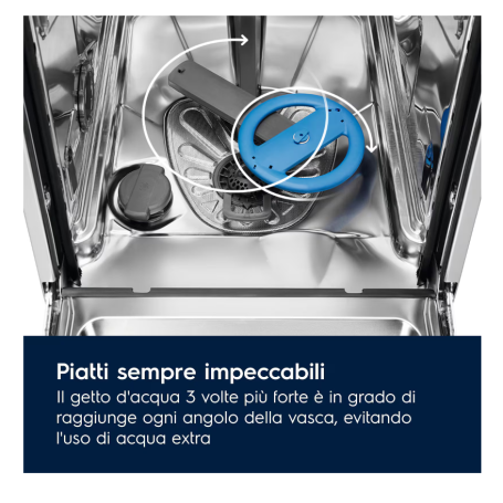 ELECTROLUX KESB7300L LAVASTOVIGLIE DA INCASSO A SCOMPARSA TOTALE 13 COPERTI TECNOLOGIA AIRDRY CLASSE D