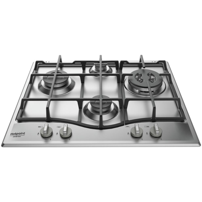 OUTLET HOTPOINT ARISTON O-PCN 641 T/IX/HA PIANO COTTURA 60CM 4 FUOCHI A GAS INOX - CON DIFETTI