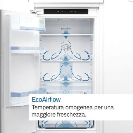 BOSCH KIN86NSE0 FRIGORIFERO COMBINATO DA INCASSO NO FROST 260 LT CLASSE E