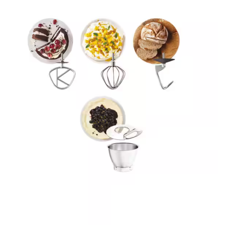 KENWOOD KVC65001SI TITANIUM CHEF BAKER IMPASTATRICE CAPACITA' 5LT 1200W INOX