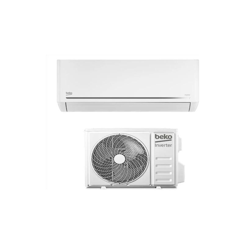 BEKO BEHPG240/BEHPG241 KIT CLIMATIZZATORE MONOSPLIT 24000 BTU MOTORE INVERTER CLASSE A++/A+ BIANCO - PROMO