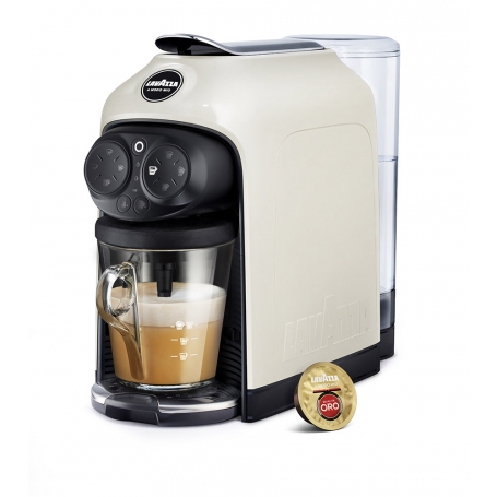 OUTLET LAVAZZA LM950 DESEA MACCHINA DA CAFFE' AUTOMATICA CON CAPSULE 1,1 LITRI COLORE PANNA - CON DIFETTI