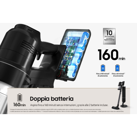 SAMSUNG VS28C9784QK/WA SCOPA ELETTRICA JET AI COMPLETE EXTRA WIFI