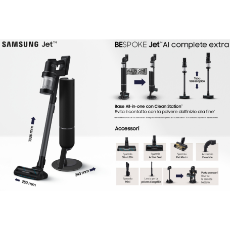 SAMSUNG VS28C9784QK/WA SCOPA ELETTRICA JET AI COMPLETE EXTRA WIFI