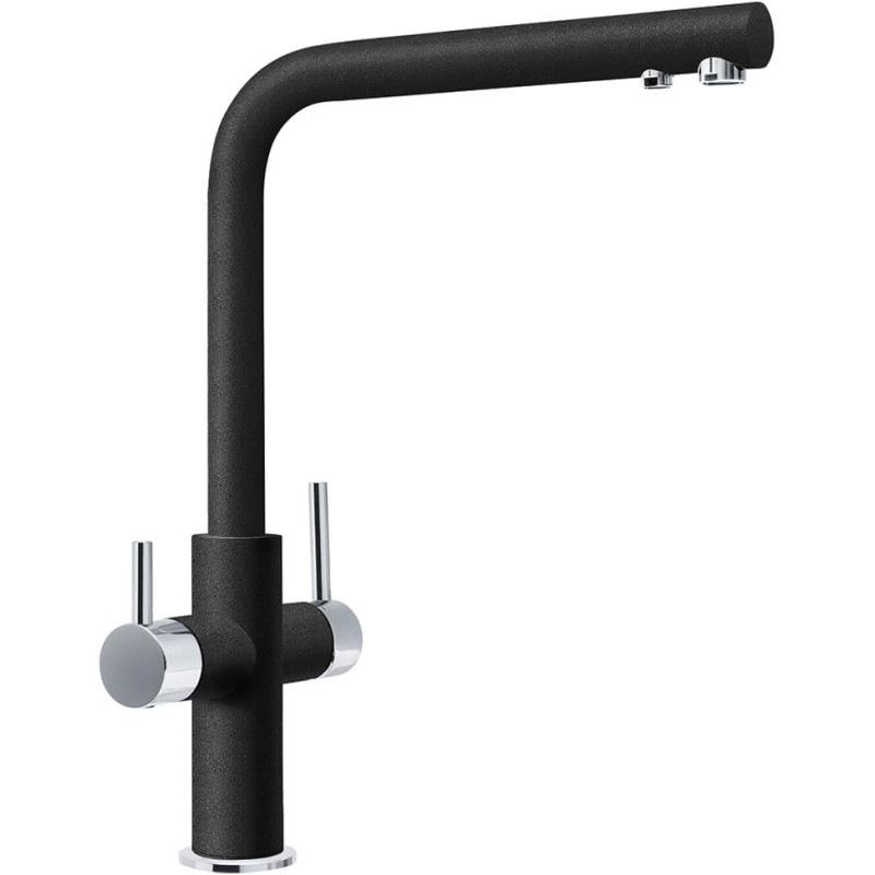 FRANKE 115.0370.694 MISCELATORE A TRIPLA VIA PER ACQUA FILTRATA COLORE NERO