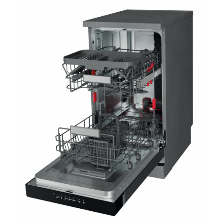 WHIRLPOOL WSFO 3T223 PC X LAVASTOVIGLIE SLIM 45CM LIBERA INSTALLAZIONE 10 COPERTI CLASSE E INOX - WSFO3T223PCX