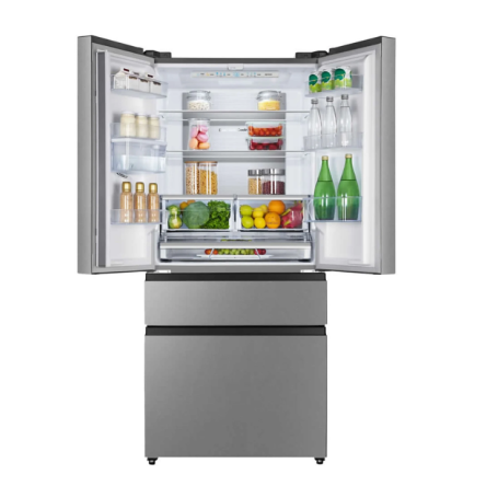 HISENSE RF540N4WIE FRIGORIFERO 4 PORTE 480LT NO FROST CON DISPENSER CLASSE E INOX