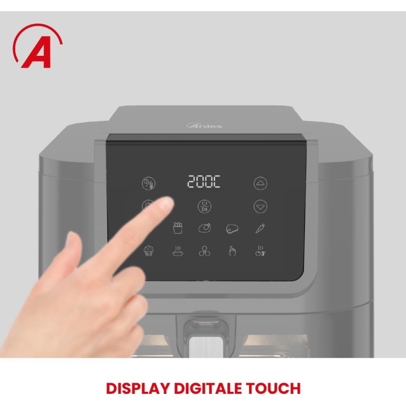 ARDES ARFRYA08LV FRIGGITRICE AD ARIA FRIGGISANA...
