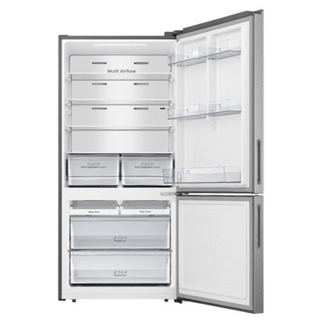 HISENSE RB650N4ACE FRIGORIFERO COMBINATO 503 LT TOTAL NO FROST CLASSE E ACCIAIO INOX