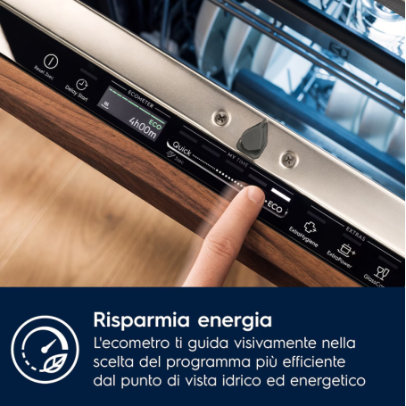 ELECTROLUX EES68605L LAVASTOVIGLIE DA INCASSO A SCOMPARSA TOTALE 14 COPERTI CLASSE A
