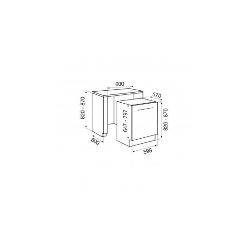 SCHOCK SDI955TS2 LAVASTOVIGLIE DA INCASSO A...