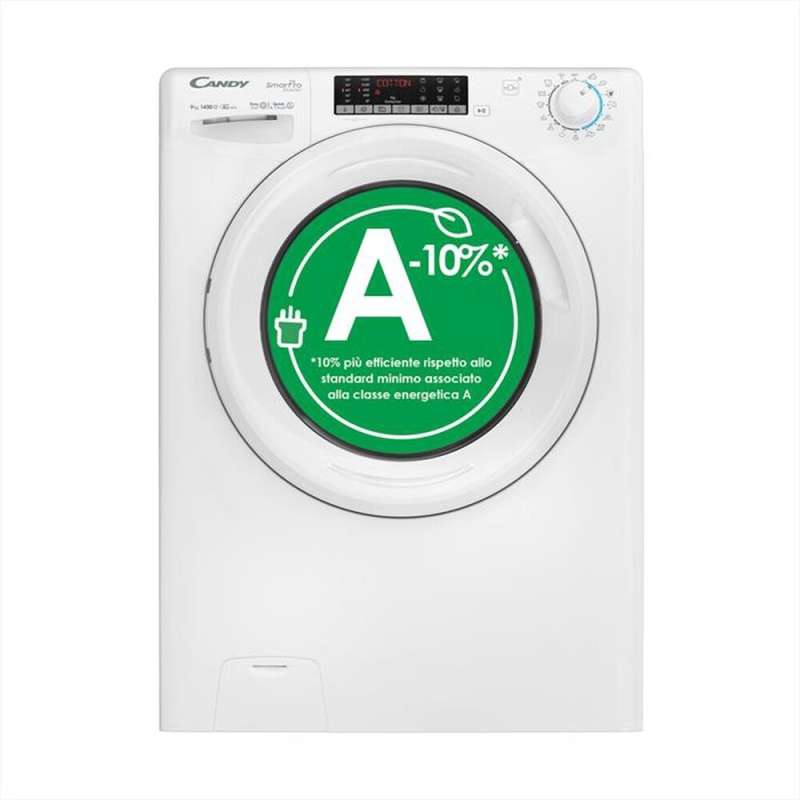 CANDY CSO 496TWM6/1-S LAVATRICE 9 KG 1400 GIRI WIFI VAPORE CLASSE A - CSO496TWM6