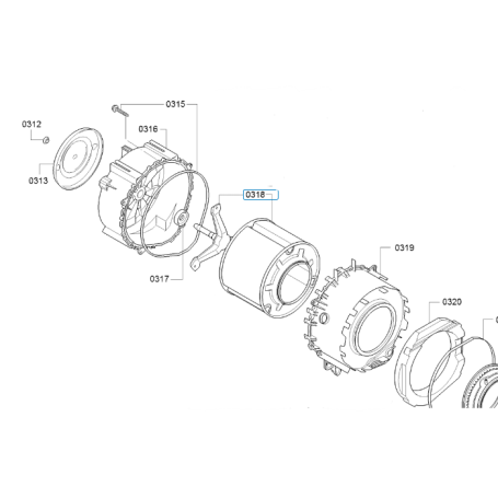 VASCA COMPLETA ORIGINALE COMPATIBILE CON LAVATRICE BOSCH - 00775974