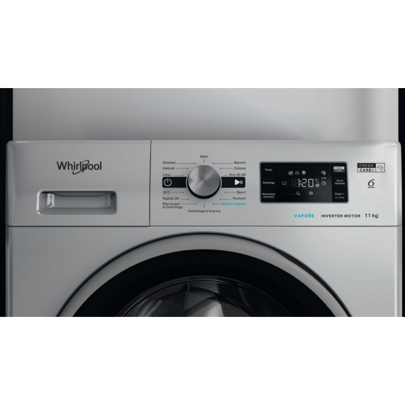 WHIRLPOOL FFB 116 SILVER IT LAVATRICE 11KG 1400...