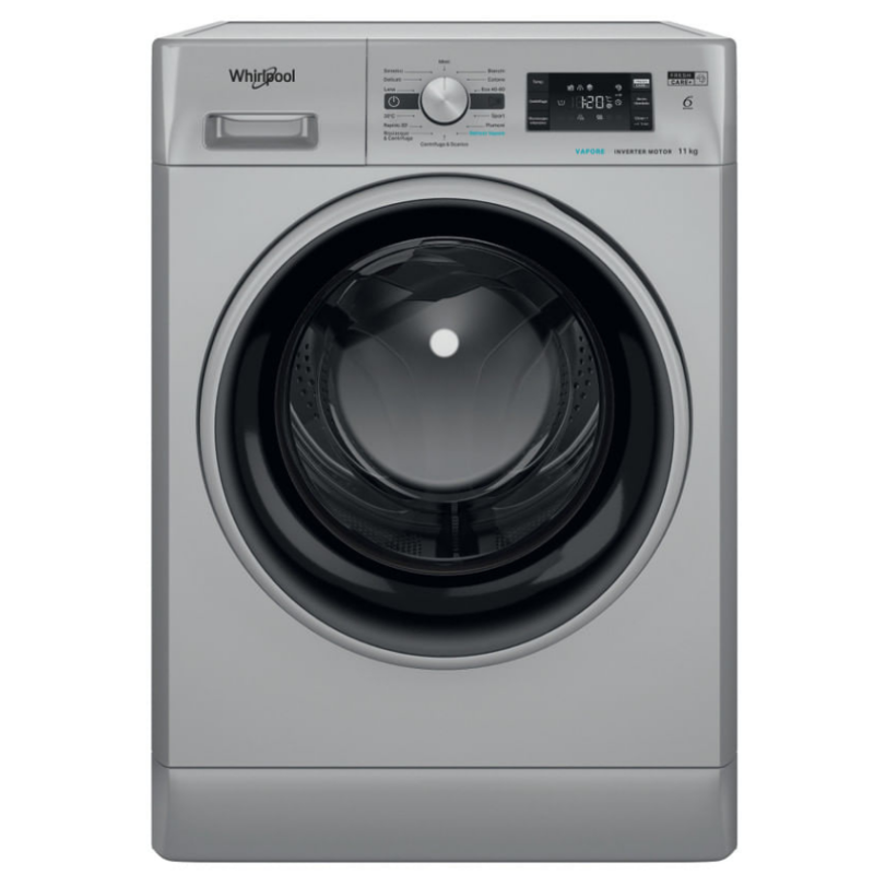 WHIRLPOOL FFB 116 SILVER IT LAVATRICE 11KG 1400 GIRI CLASSE A SILVER - FFB116SILVERIT