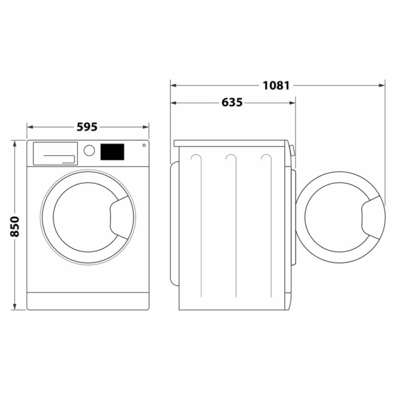 WHIRLPOOL FFB 116 SILVER IT LAVATRICE 11KG 1400...