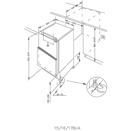 CANDY CM4SE68W FRIGORIFERO MONOPORTA DA INCASSO STATICO 111 LT CLASSE E