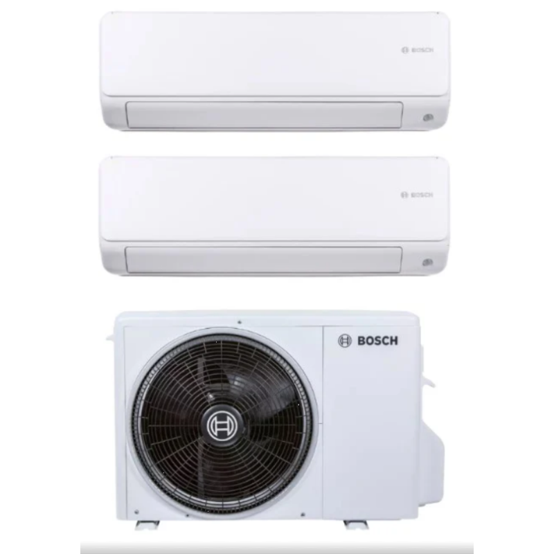 BOSCH CL5000M532E + CL2000UW26E + CL2000UW35E CLIMA DUAL SPLIT 9000+12000 BTU INVERTER CLASSE A++/A+ - CL5000M532ESET2635CL2000