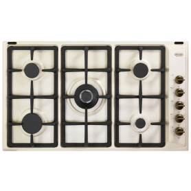 DE LONGHI AVL59PRO PIANO COTTURA 90CM 5 FUOCHI A GAS...