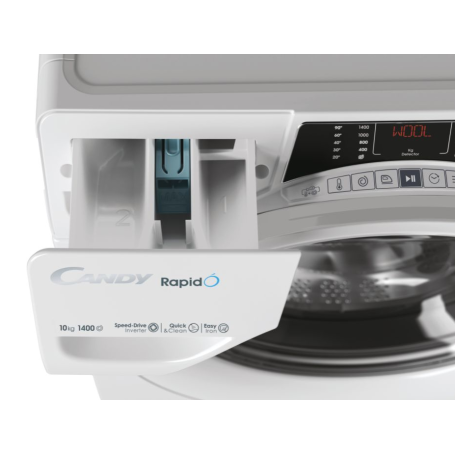CANDY RO 14104DWMT/1-S LAVATRICE 10KG 1400 GIRI 16 PROGRAMMI WIFI VAPORE CLASSE A - RO14104DWMST/1-S