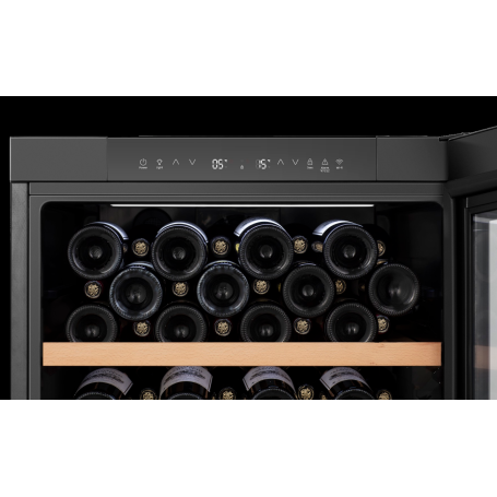 HISENSE RW3N230GELF CANTINETTA VINI 108 BOTTIGLIE TOTAL NO FROST 2 ZONE DI TEMPERATURA CLASSE F NERO