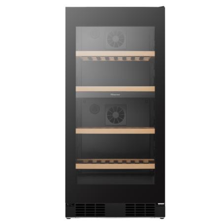HISENSE RW3N230GELF CANTINETTA VINI 108 BOTTIGLIE TOTAL NO FROST 2 ZONE DI TEMPERATURA CLASSE F NERO
