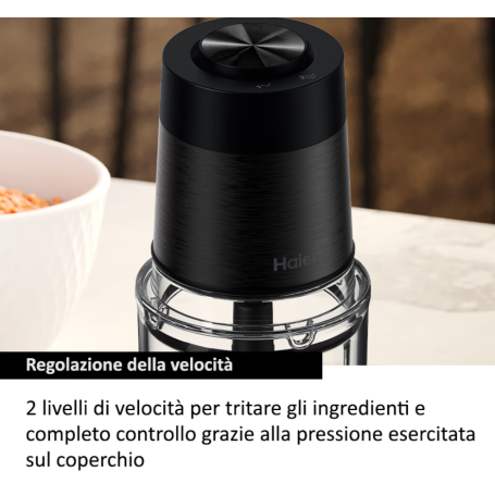 HAIER HCH5B1 011 TRITATUTTO 2 VELOCITA' CAPIENZA 0,5 LT NERO