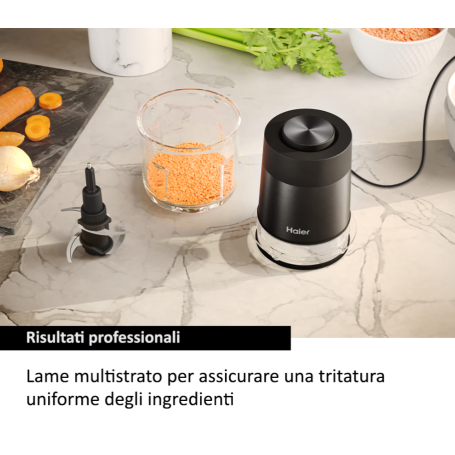 HAIER HCH5B1 011 TRITATUTTO 2 VELOCITA' CAPIENZA 0,5 LT NERO