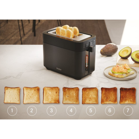 HAIER HTO5A3 011 TOSTAPANE 7 LIVELLI DI TOSTATURA - NERO