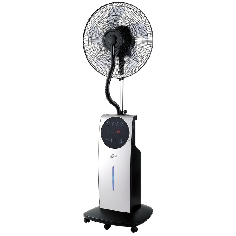 DCG VE1400T VENTILATORE A PIANTANA CON NEBULIZZAZIONE E 5 PALE 136 CM