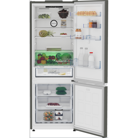 BEKO B3RCNE564HG FRIGORIFERO COMBINATO 70CM TOTAL NO FROST 490LT CLASSE E GRIGIO